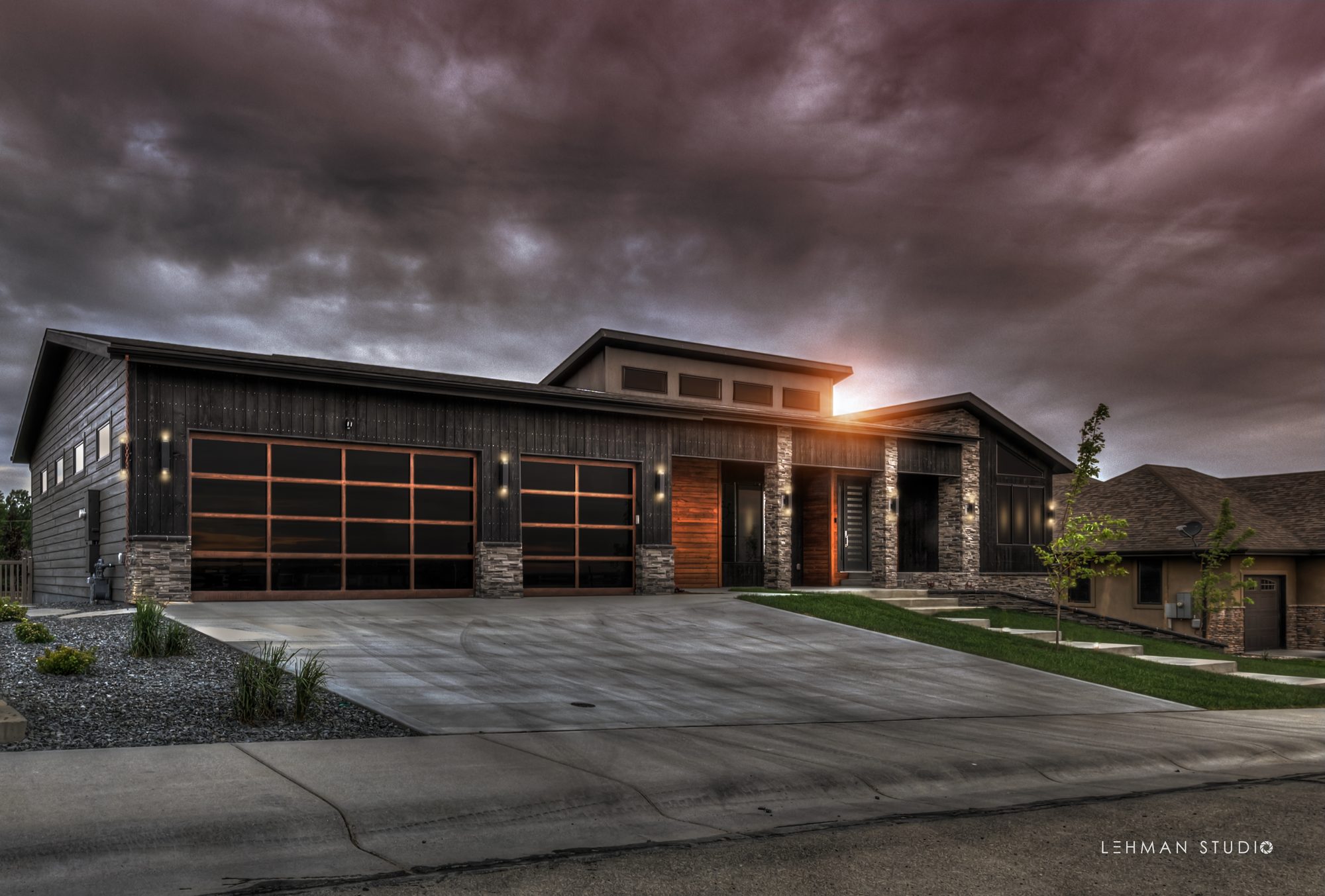 Horizon custom home exterior